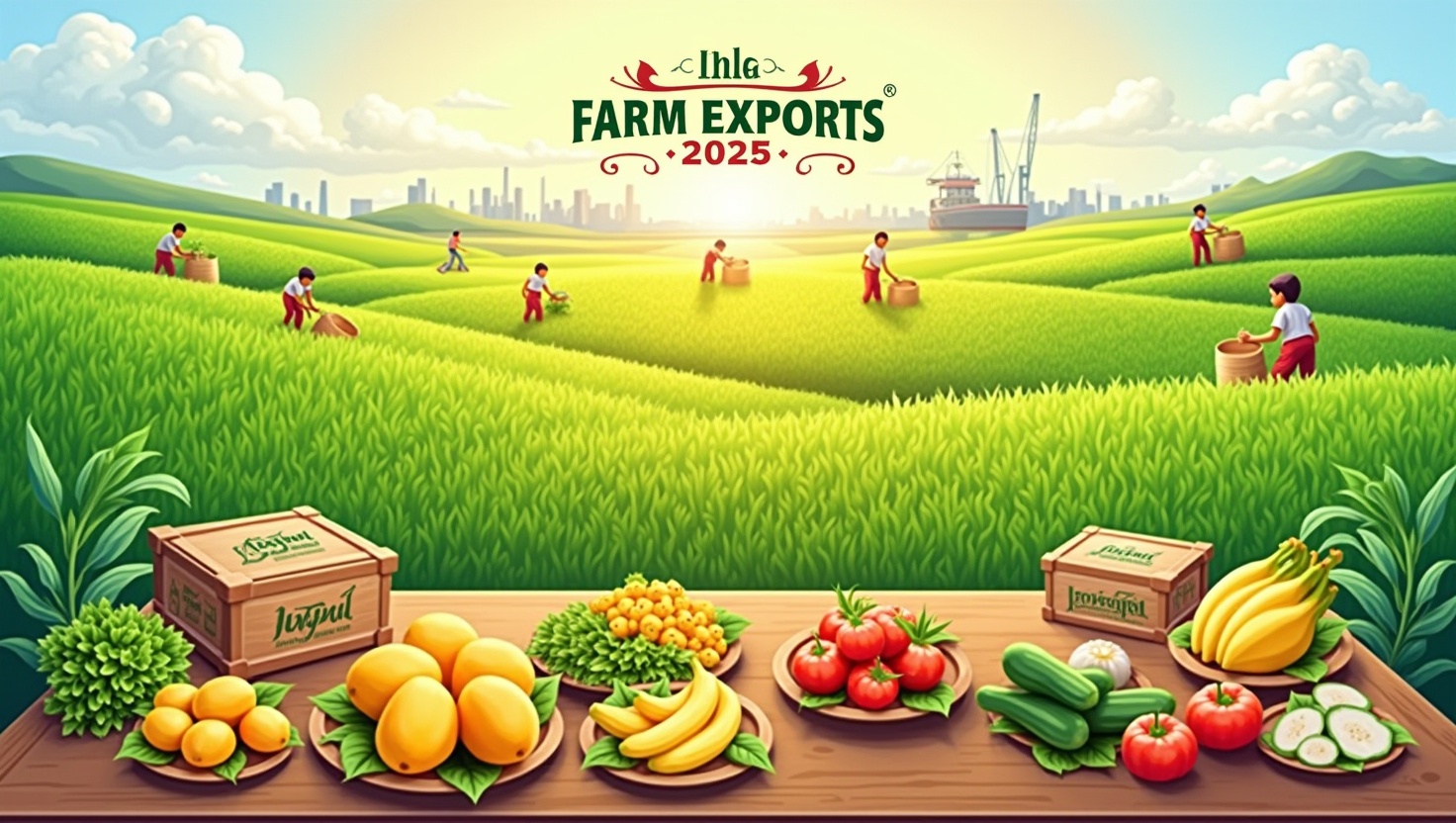 India’s Path to $55 Billion in Farm Exports by 2025: Strategic Insights for Agribusiness Leaders