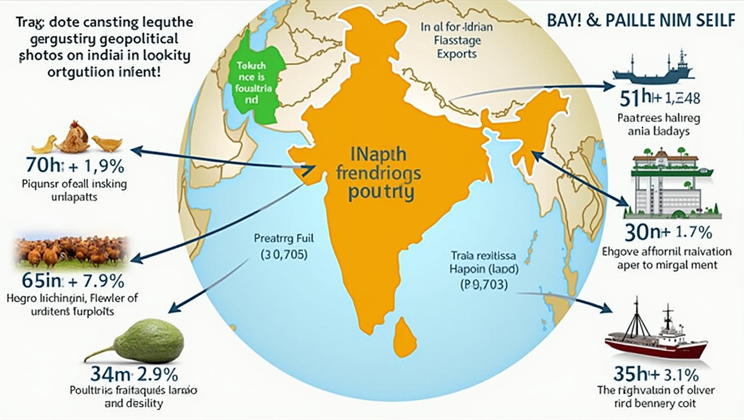How Geopolitical Conflicts are Disrupting Indian Poultry Export Strategies to West Asia